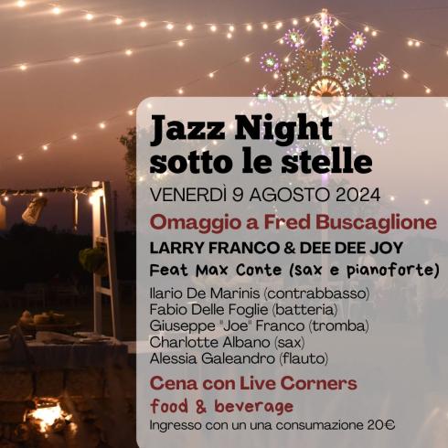 JAZZ NIGHT SOTTO LE STELLE 9 AGOSTO